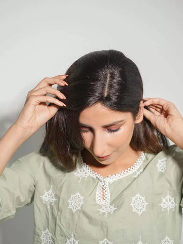 Scalp Topper -Indian Silk Base Hair Topper 2.5×3.5