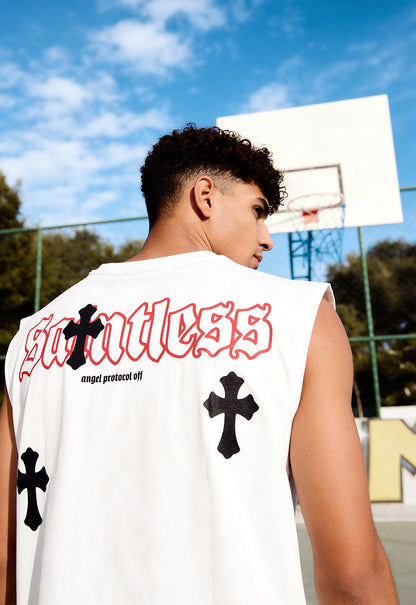 Saintless White Vest