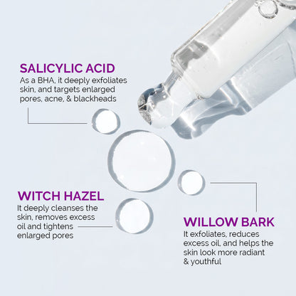 2% Salicylic Acid Serum for Active Acne - 10ml
