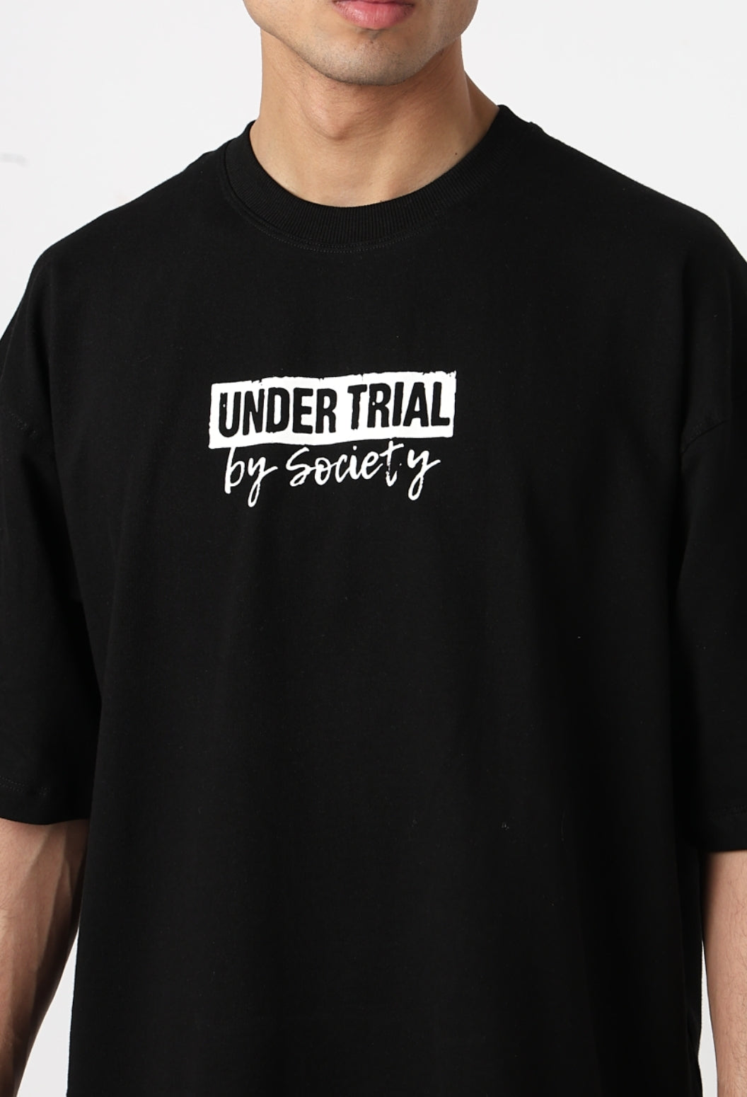Under Trial By Society Black T-shirt