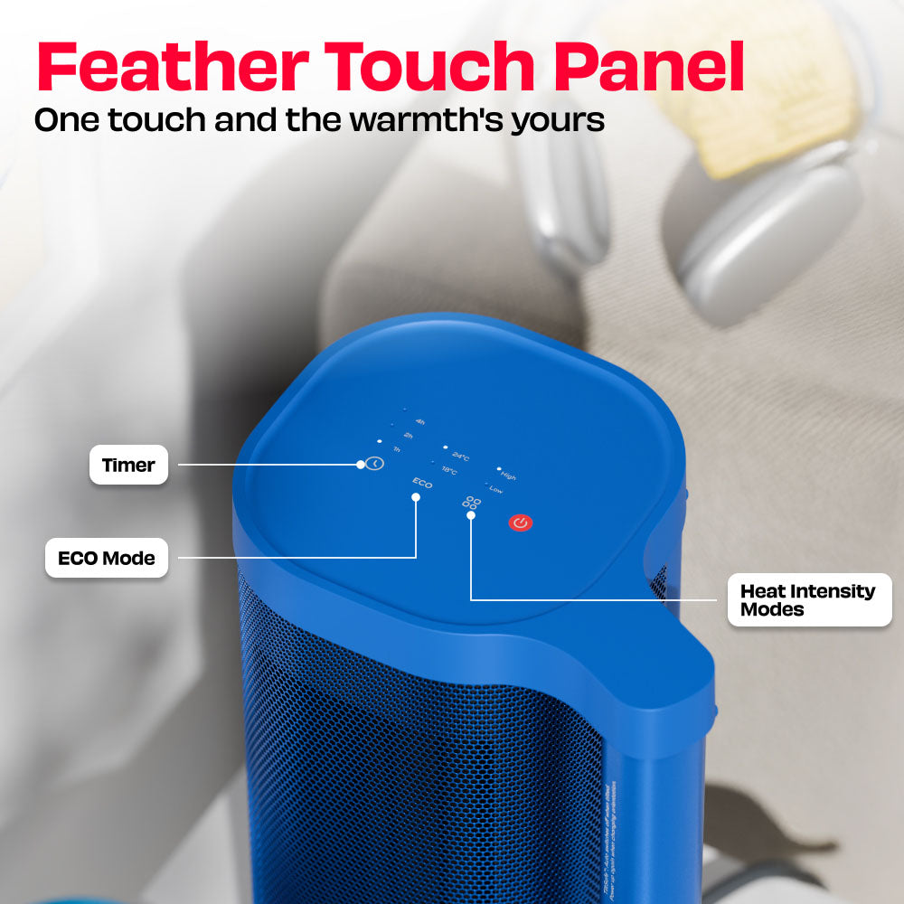 NUUK HOT BAR  2200W PTC SPACE HEATER WITH CERAMIC HEATING PLATE