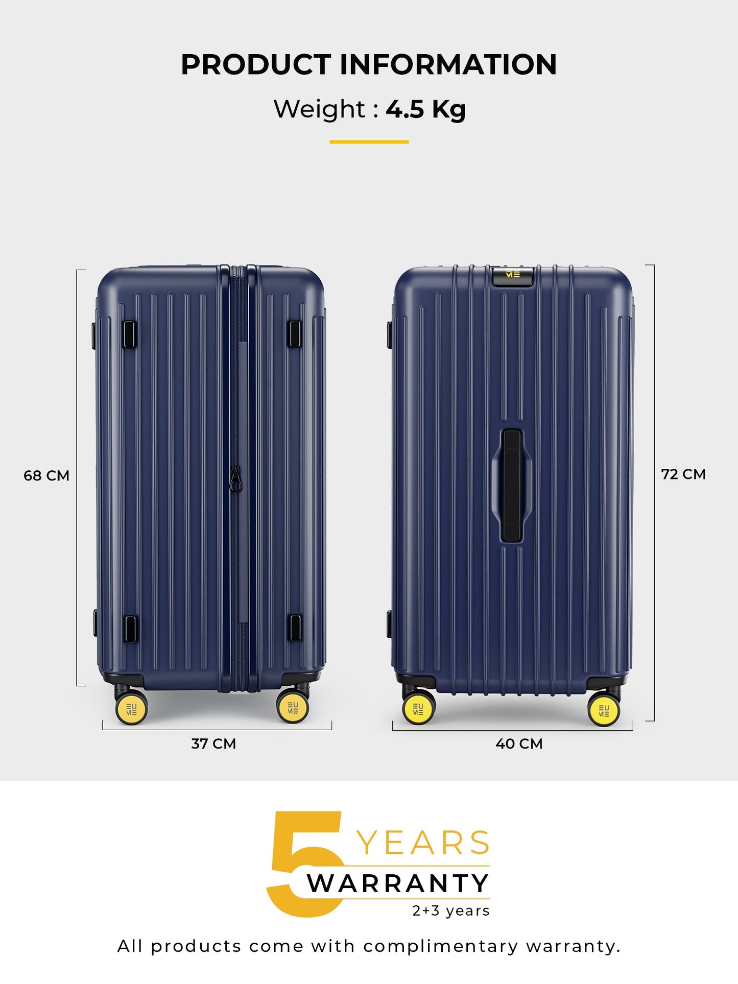 Trunk Check-In Plus- Midnight Blue