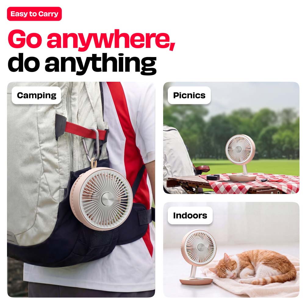 FOLDE v2 | All Day Wireless Rechargeable Folding Fan