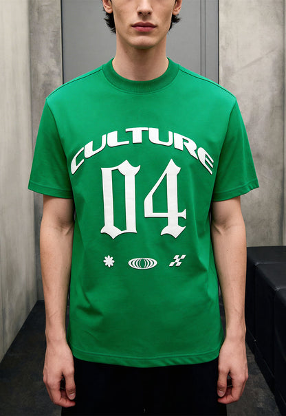 Culture Green Heavyweight-Oversized T-Shirt