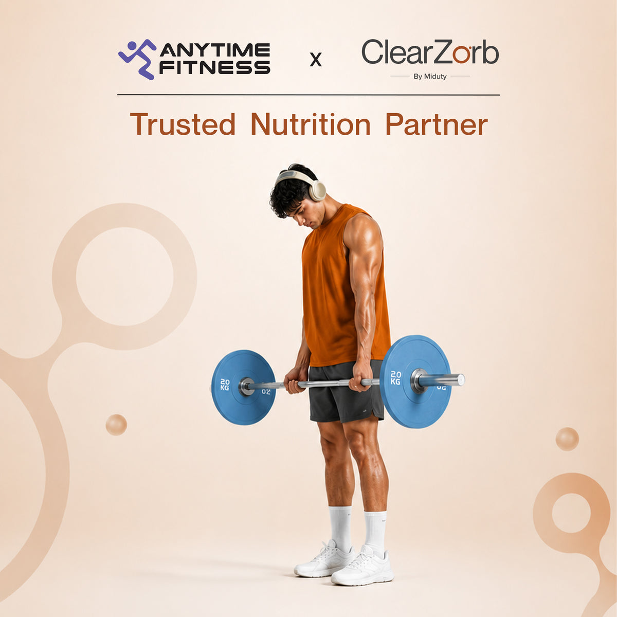 ClearZorb by Miduty, Mouth Dissolving Creatine Monohydrate | Enhanced Muscle Strength, 2 sachets per day for 3g, Natural Orange