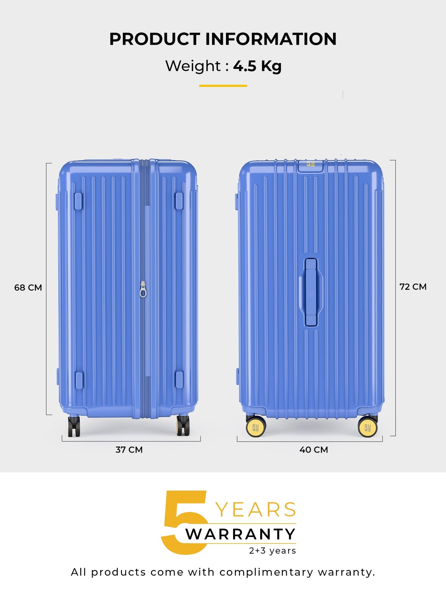 Trunk Check-In Plus- French Blue