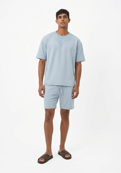 The Coast Embroidered Tee Blue