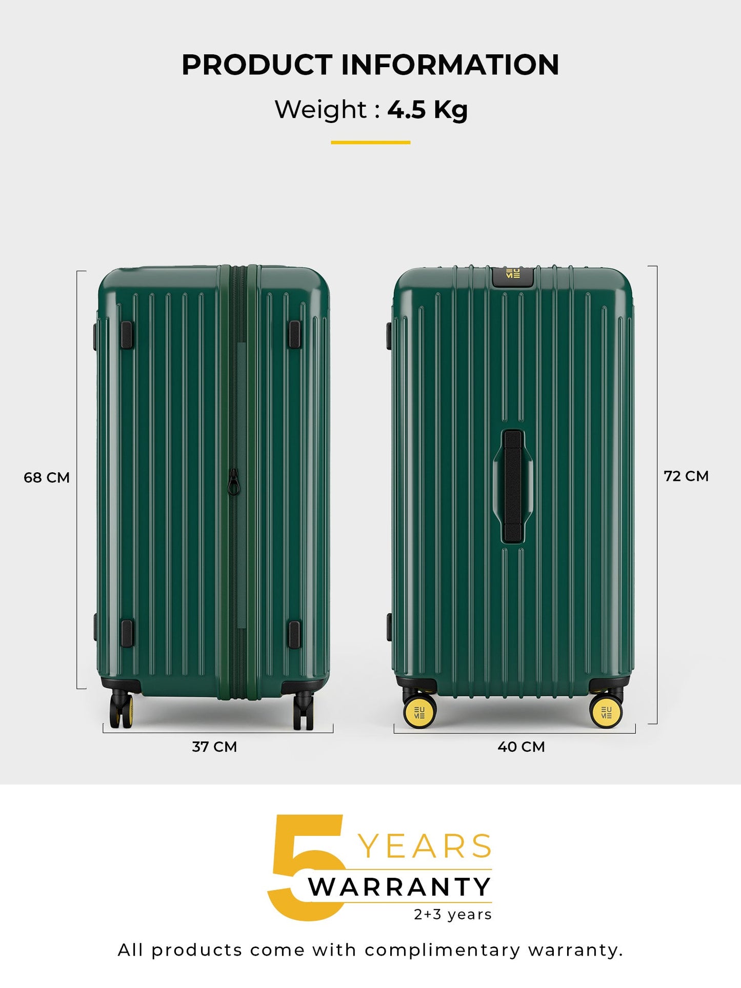 Trunk Check-In Plus- Pine Green