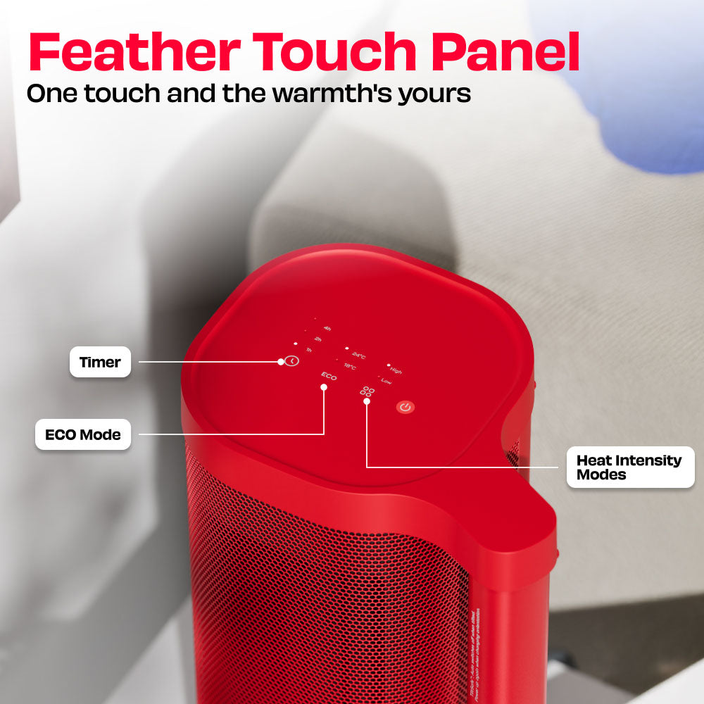 NUUK HOT BAR  2200W PTC SPACE HEATER WITH CERAMIC HEATING PLATE