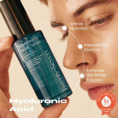 Rejuvenating Facial Serum with Ceramides, Peptides, Hyaluronic Acid Complex - 50ml