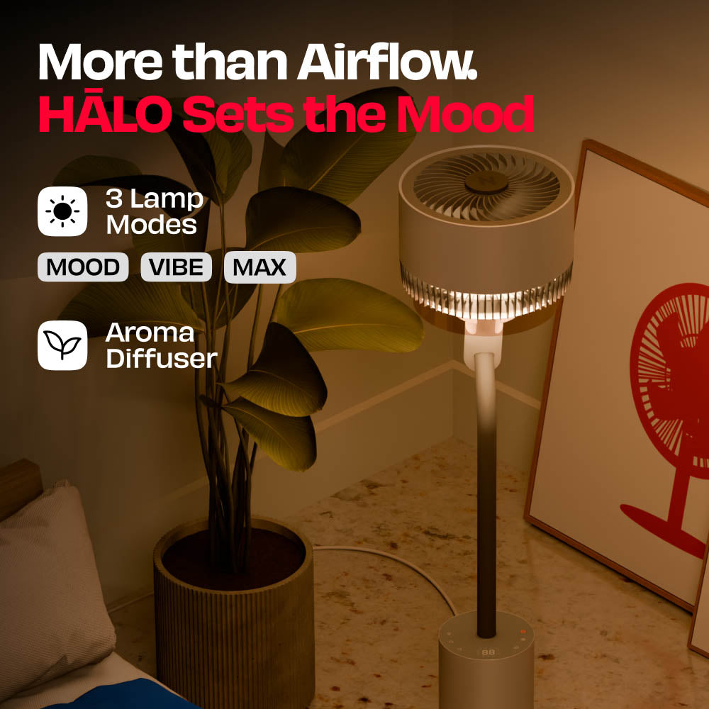 India's Most Silent Smart 3D Air Circulation Fan with NUUK App | HALO [v2 LNKD]