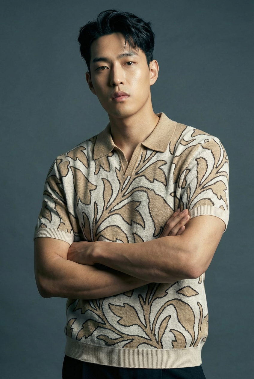 Leaf Knitted Polo