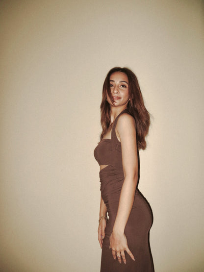 The Halter Dress- Black