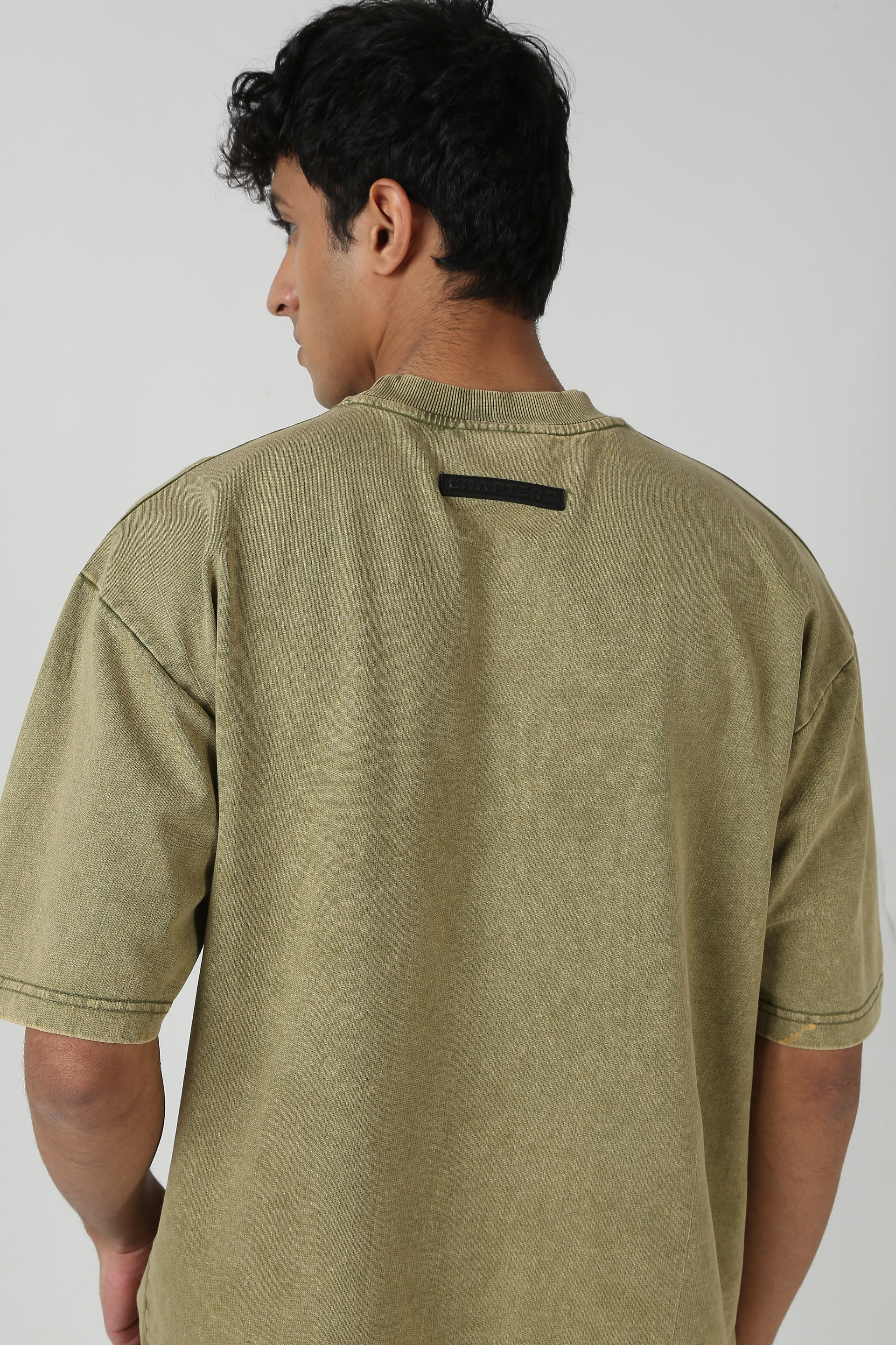 Olive Raasta Washed Tshirt