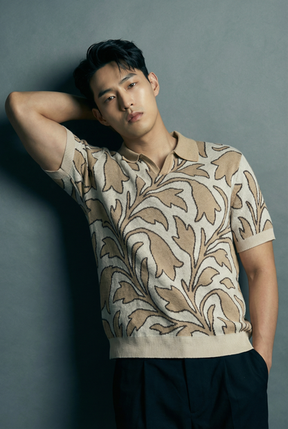Leaf Knitted Polo