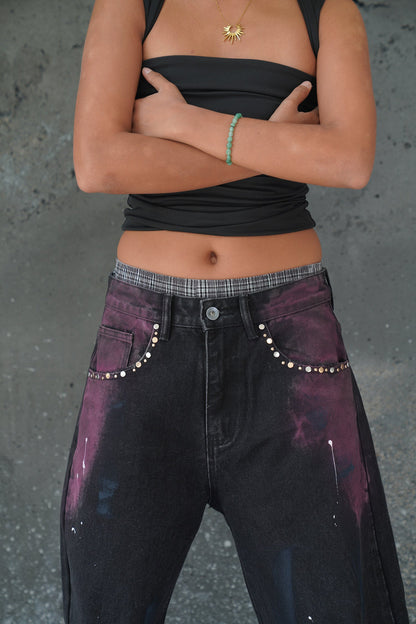 PURPLE STATIC VALKYRE JEANS