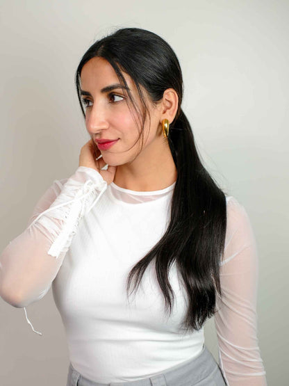 Claw clip ponytail for extreme volume | Nish Hair