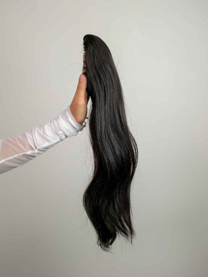 Claw clip ponytail for extreme volume | Nish Hair