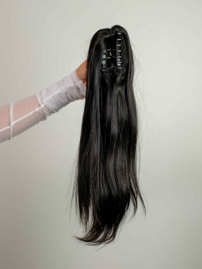 Claw clip ponytail for extreme volume | Nish Hair
