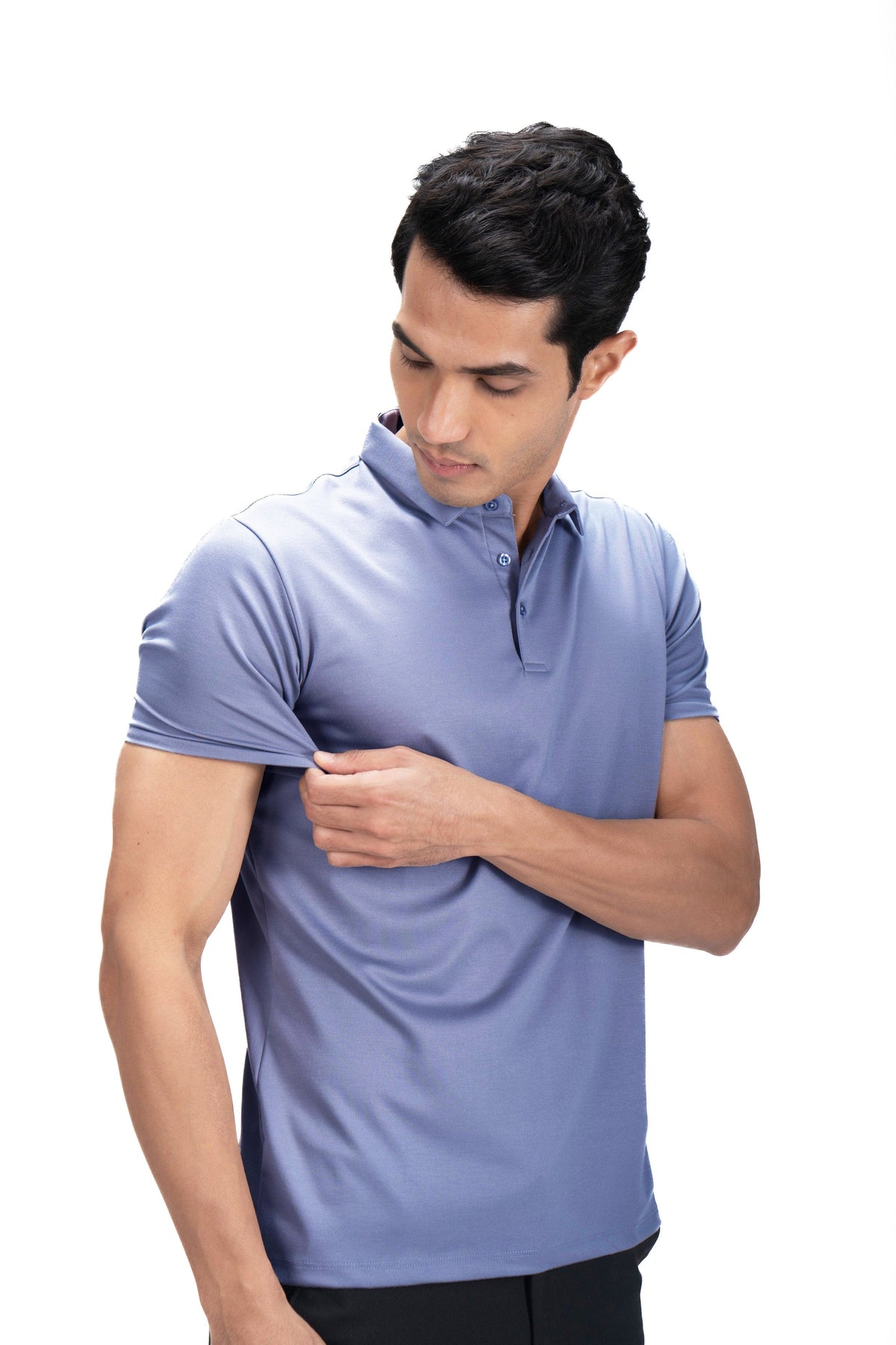 Cardinal Polo Twill- Airforce Blue