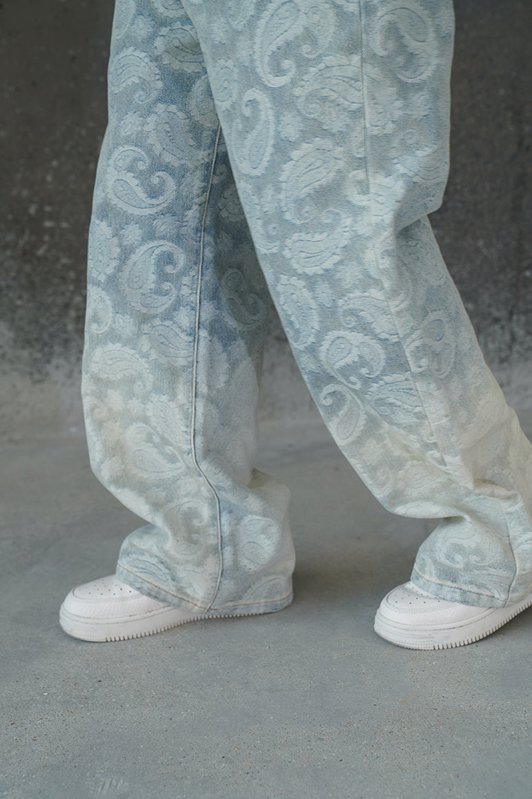 GRADIENT PAISLEY VALKYRE JEANS