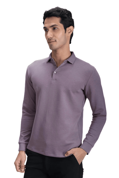 Legacy Polo Sweater - Lilac Haze