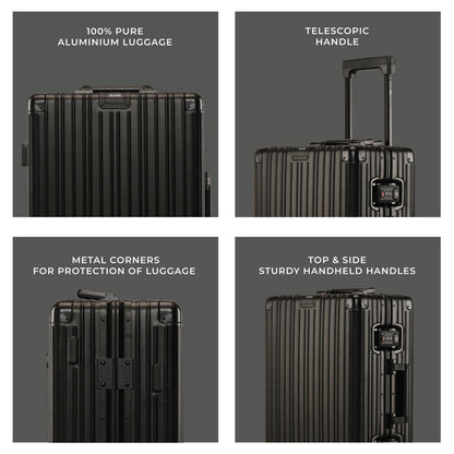 Aluminium Silver Check-In Medium