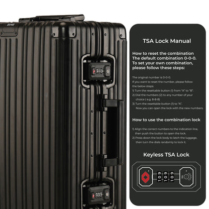 Aluminium Silver Check-In Medium