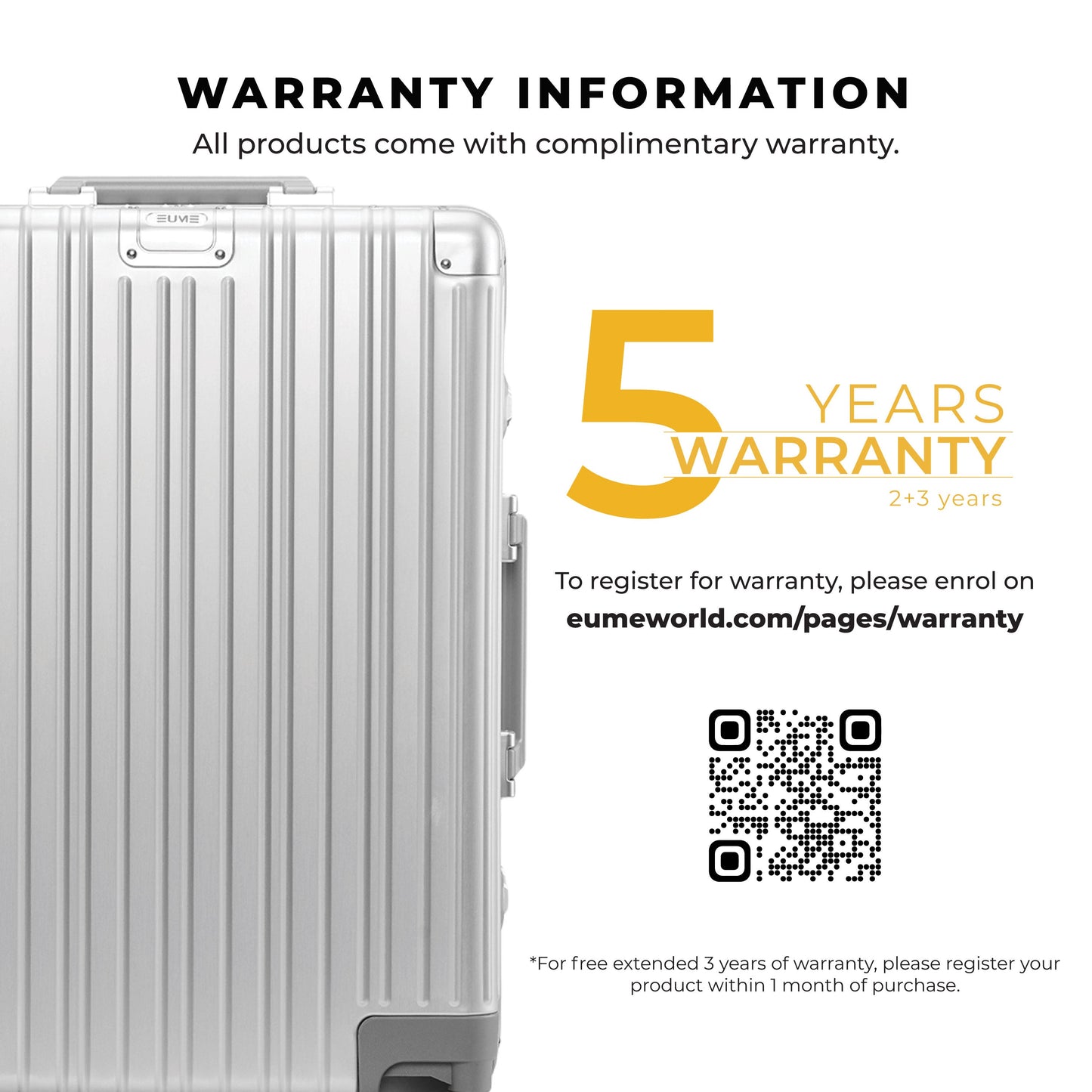 Aluminium Black Check-In Medium