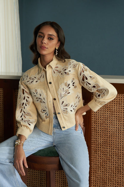 Cheryl Embroidered Jacket | Style Island at Broadway