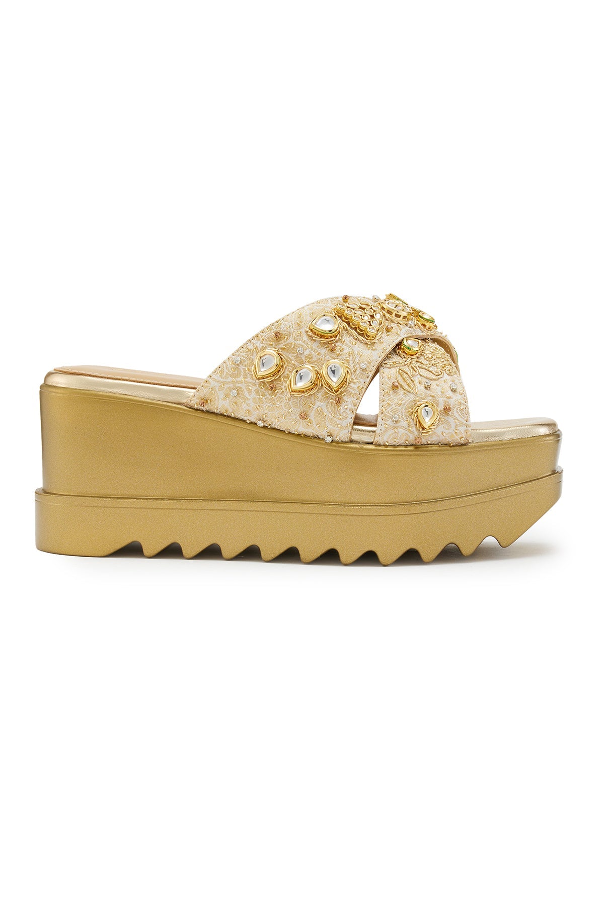 Vintage Vanity Wedge Sandals