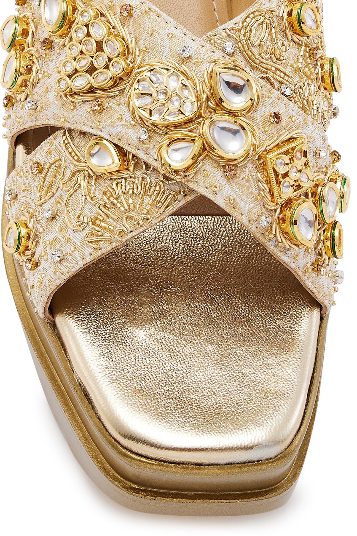 Vintage Vanity Wedge Sandals