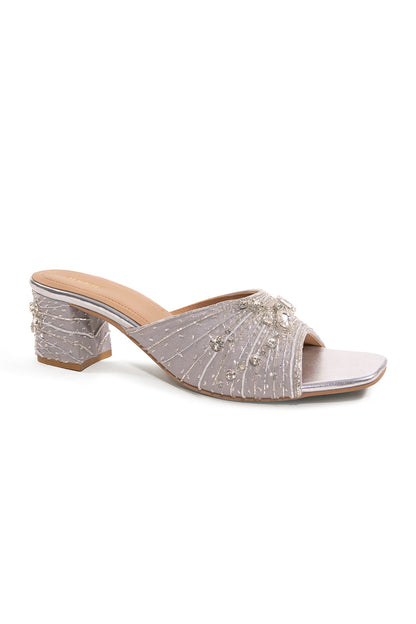 Lady Opalite Block Heels