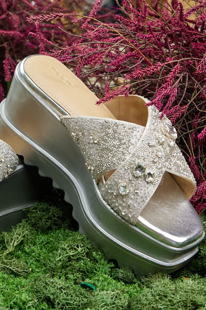 Be My Hero Wedge Sandals