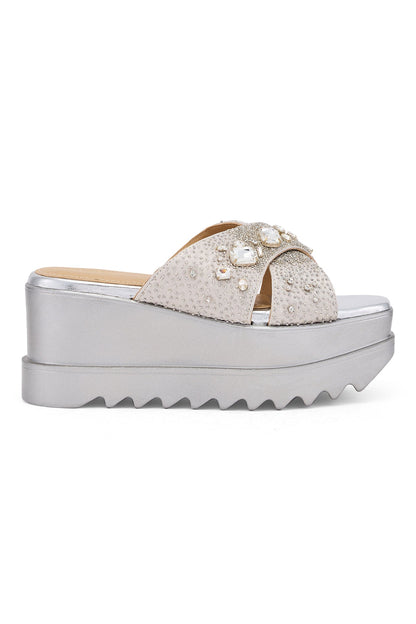 Be My Hero Wedge Sandals
