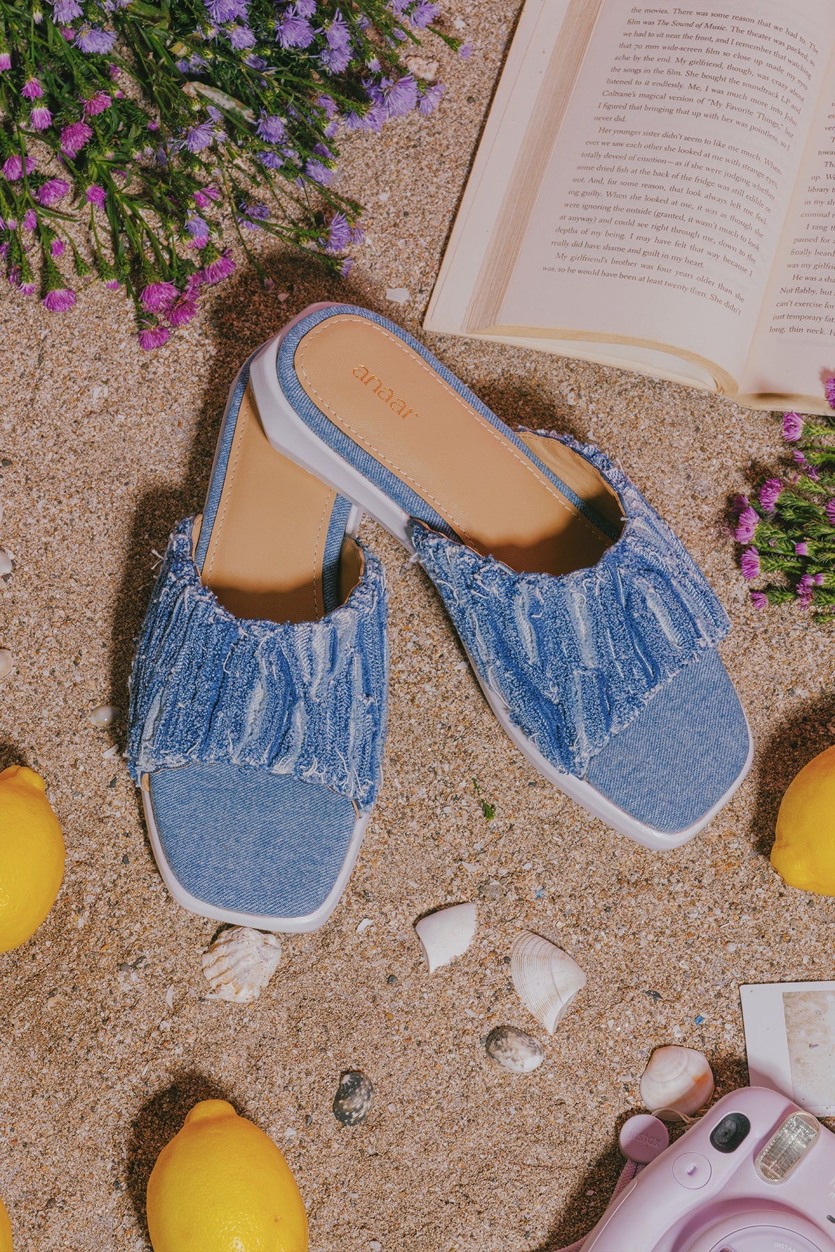 Coco Blues Flat Sandals