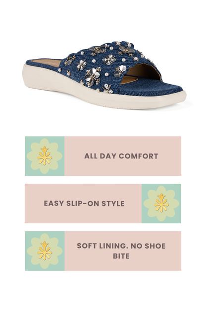 Tropical Daze Flat Sandals