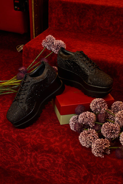 Speakeasy Wedge Sneakers