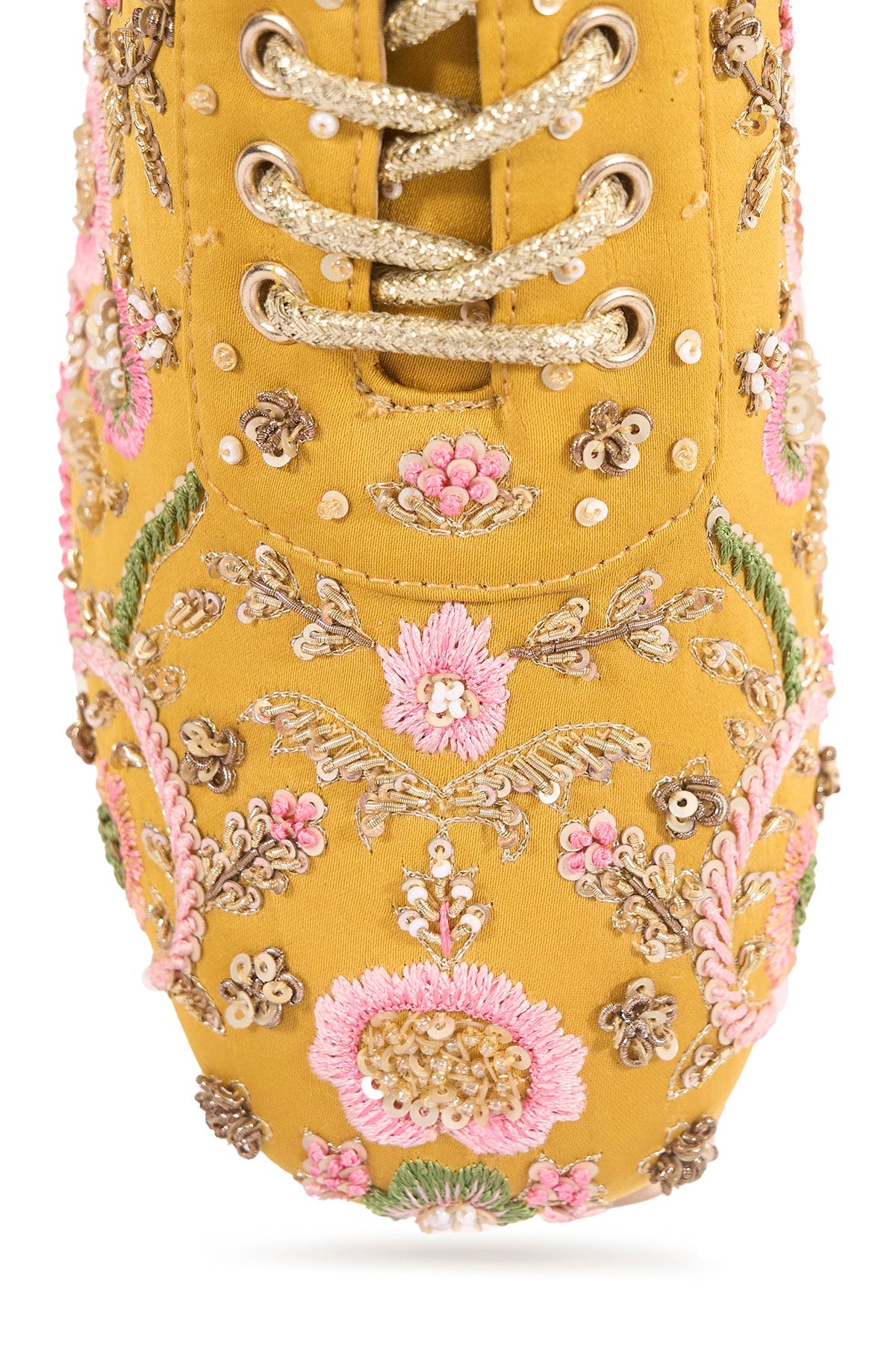 Sunshine Potli Wedge Sneakers