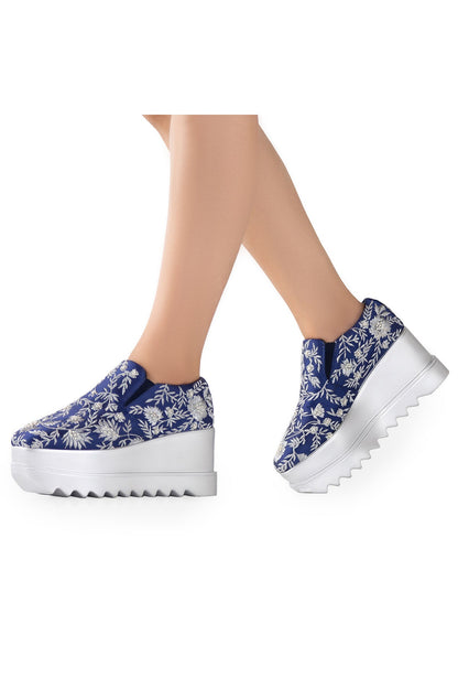 Celestial Wedge Sneakers