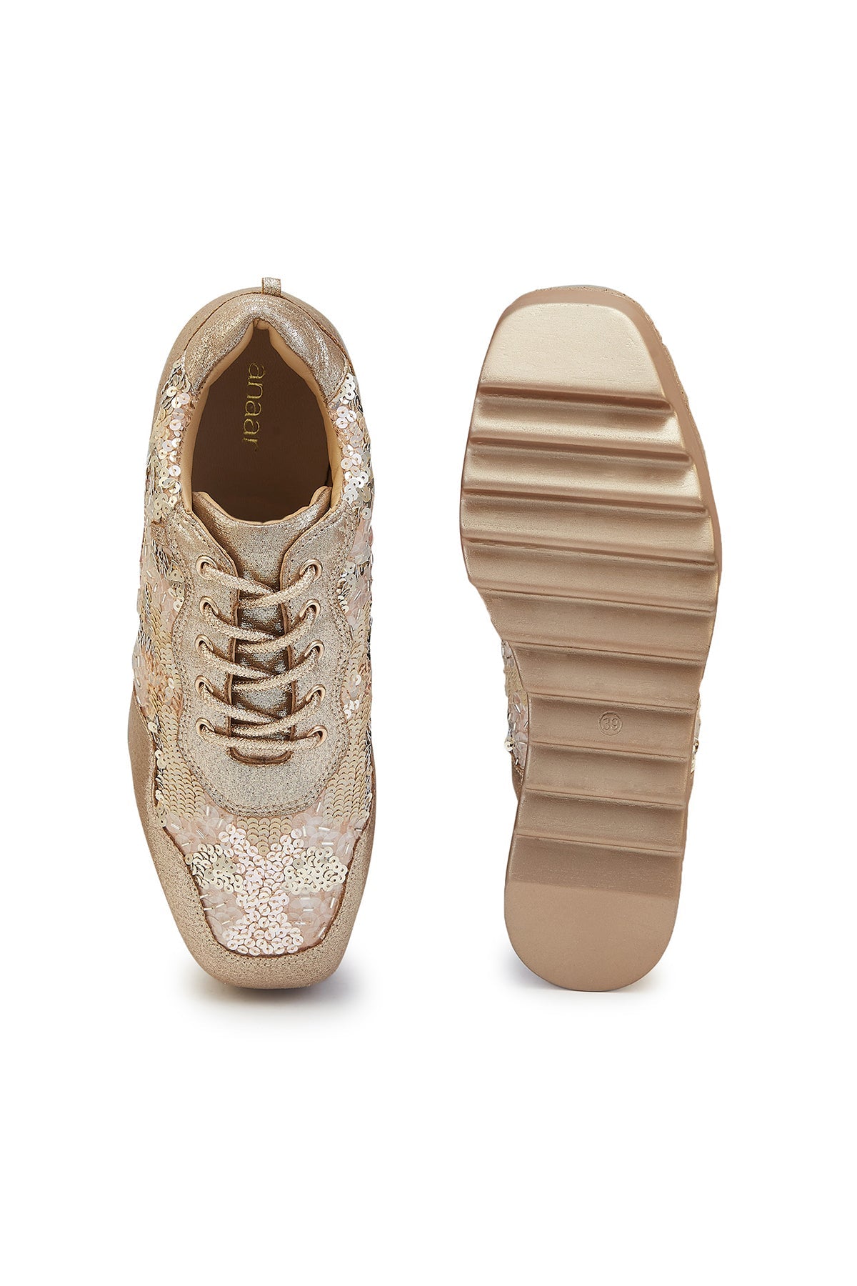 Cinnamon Sugar Wedge Sneakers