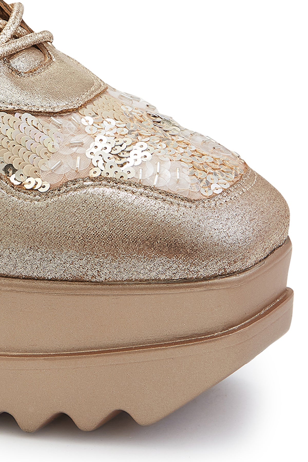 Cinnamon Sugar Wedge Sneakers
