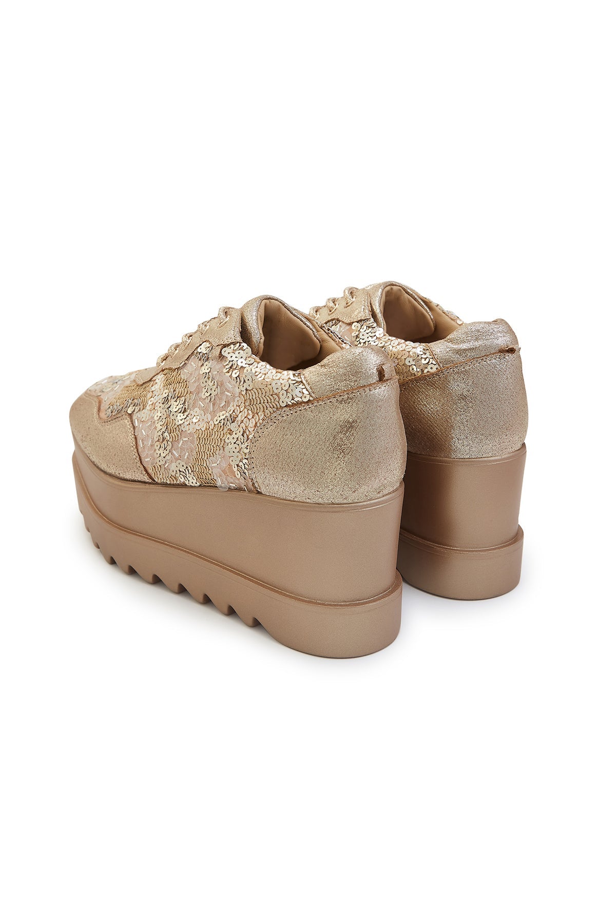Cinnamon Sugar Wedge Sneakers