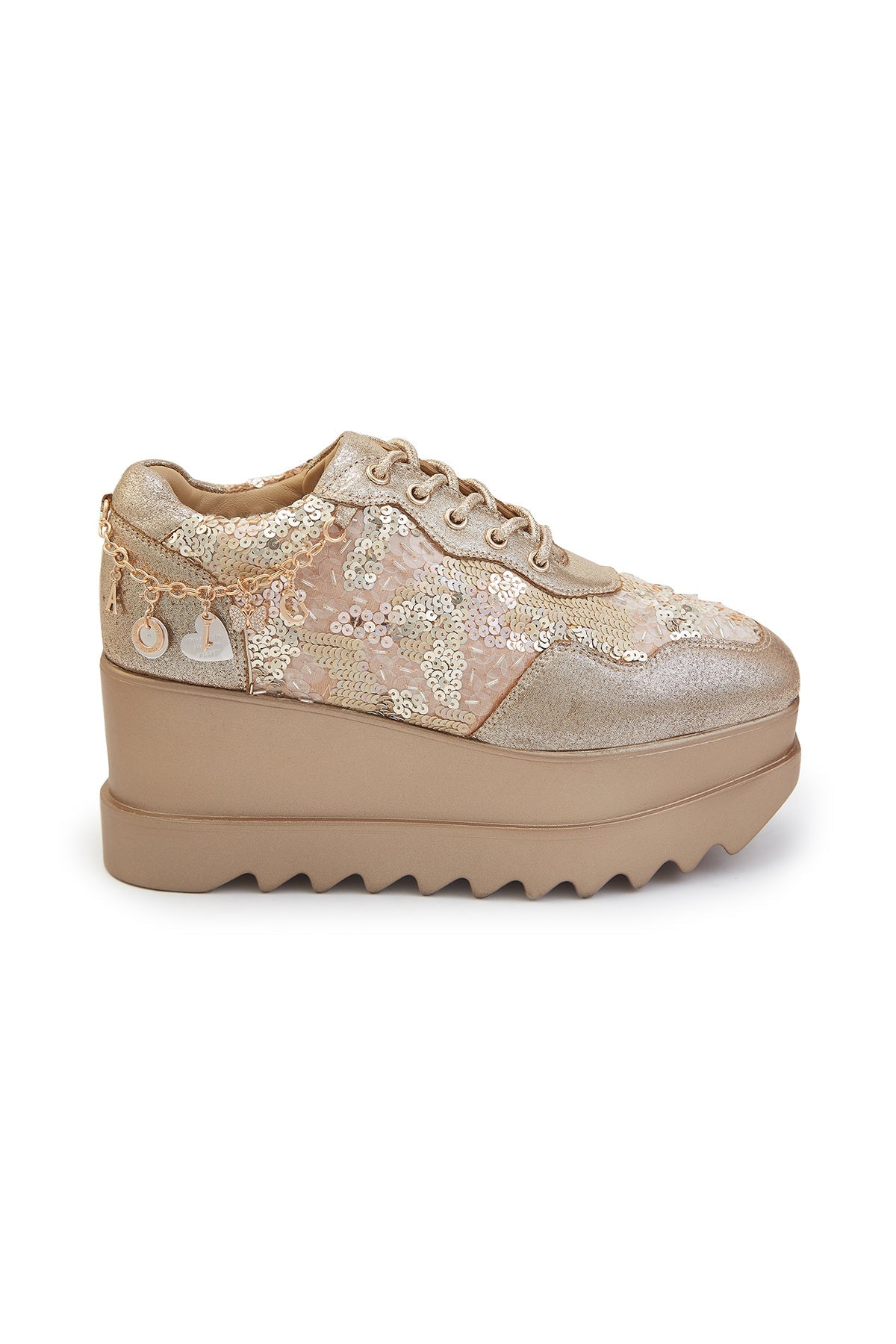 Cinnamon Sugar Wedge Sneakers