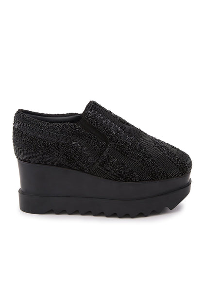 Midnight Magic Wedge Sneakers