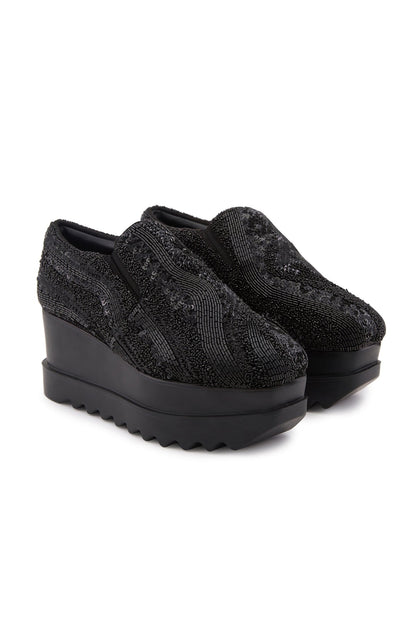 Midnight Magic Wedge Sneakers