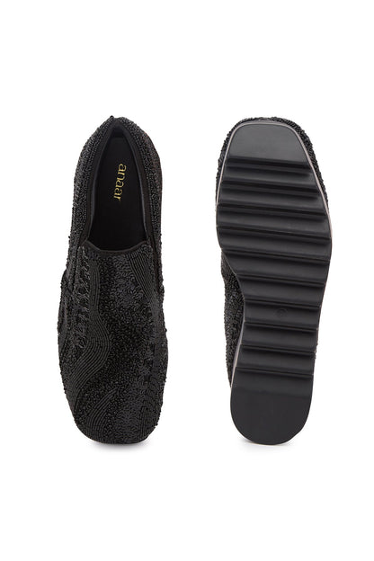 Midnight Magic Wedge Sneakers