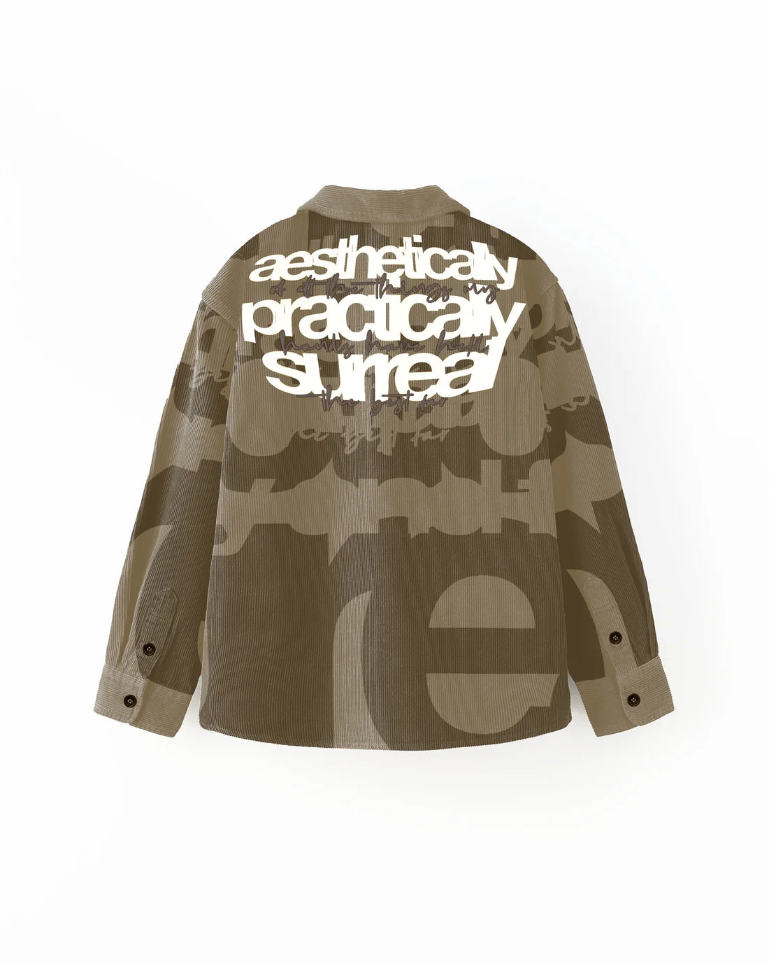 Estaes Sand Oversize Shirt | Esthreall at Broadway