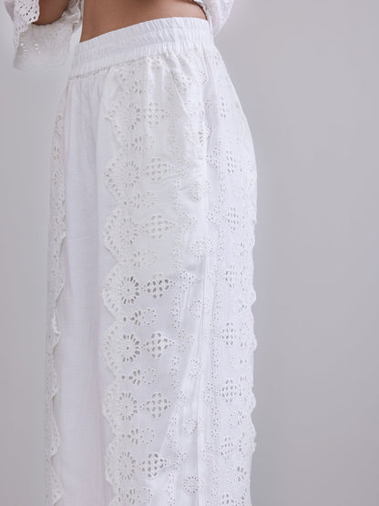 Alba Schiffli Pants | Style Island at Broadway