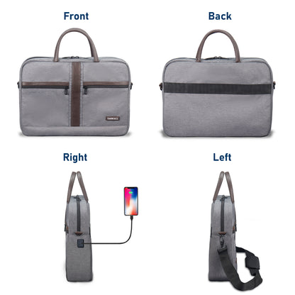 CARRIALL Ampio Laptop Messenger Bag (Grey)